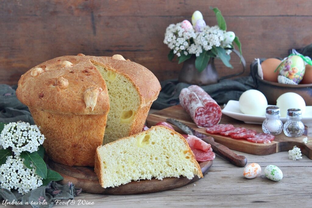 la vera pizza di Pasqua al formaggio, o torta al formaggio