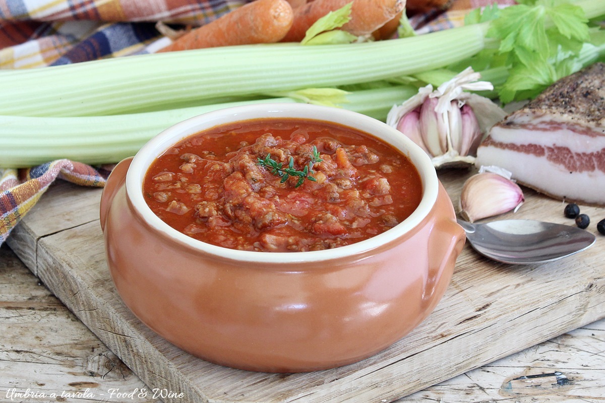sugo di cinghiale alla maniera umbra