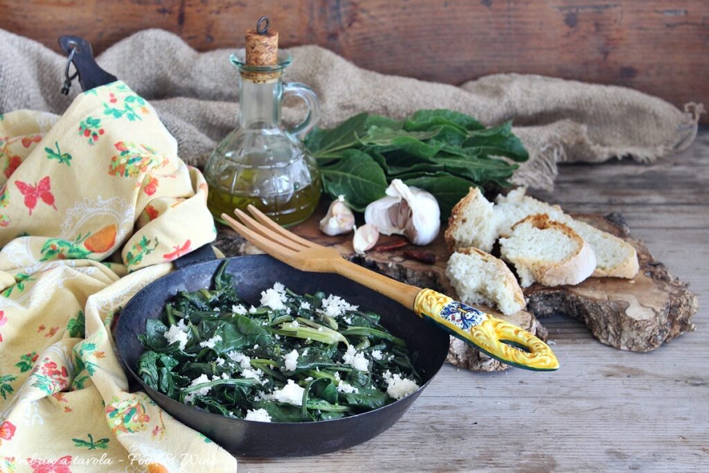 padellata di bieta con briciole di pane