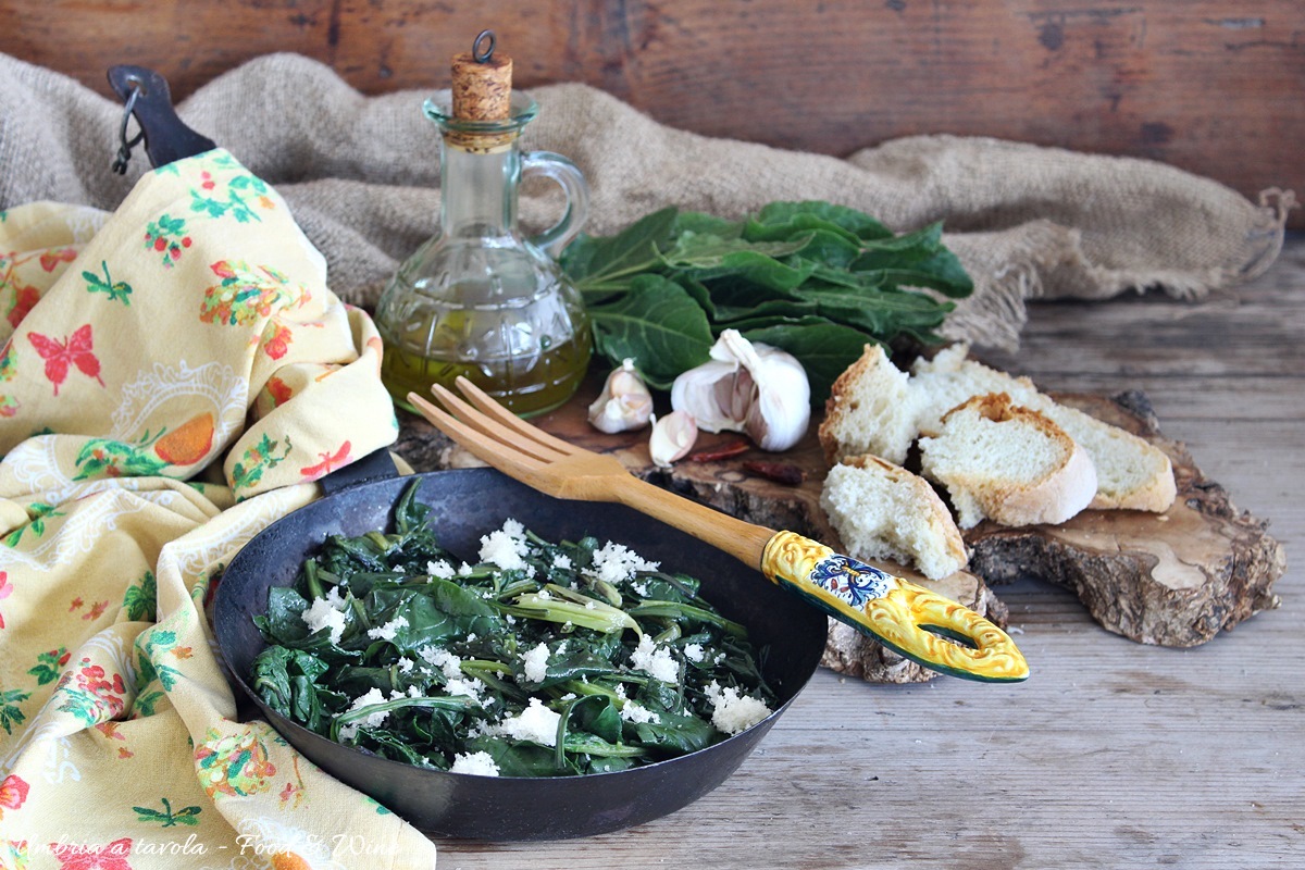 padellata di bieta con briciole di pane